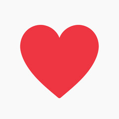 Vector heart shape symbol logo favicon label 