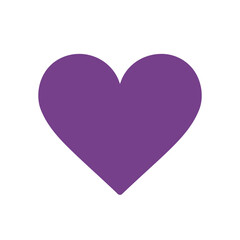 Vector heart shape symbol logo favicon label 