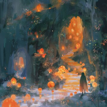 The path to enlightenment is not always easy. Sometimes it takes us through dark and scary places. But if we keep moving forward, we will eventually find the light.