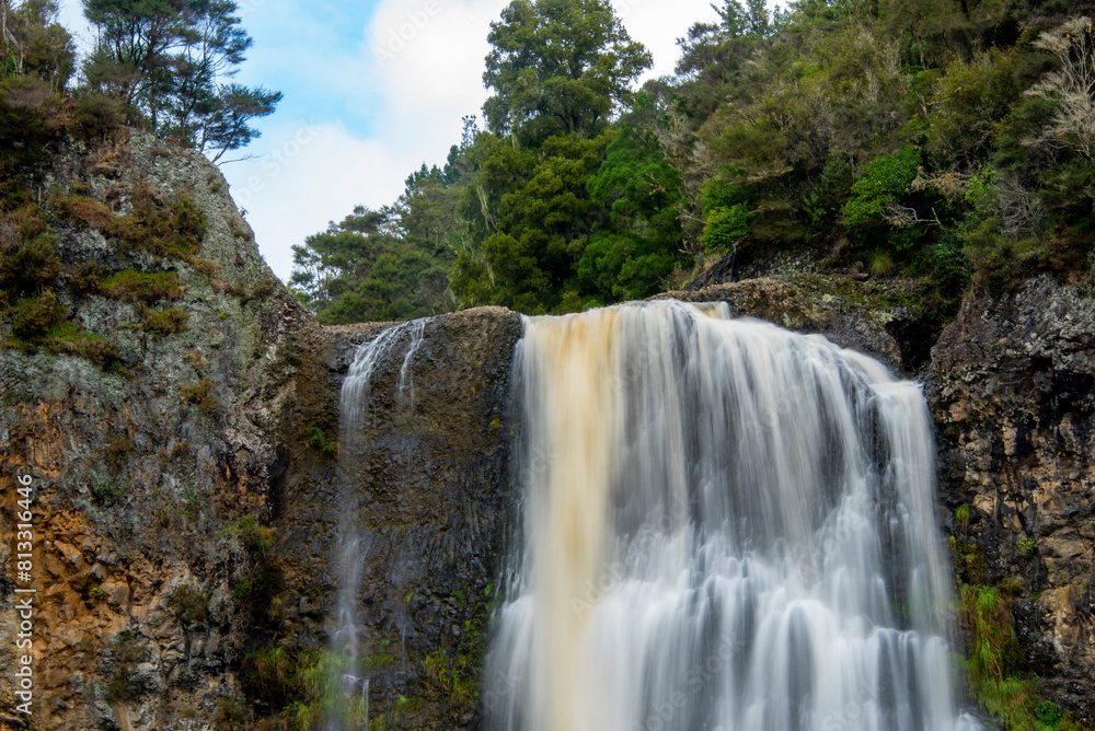 Wall mural hunua falls - new zealand