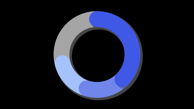 Pie Charts /Blue/QuickTime Animation