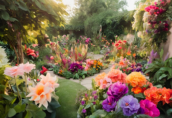 Fototapeta premium flowers in the garden