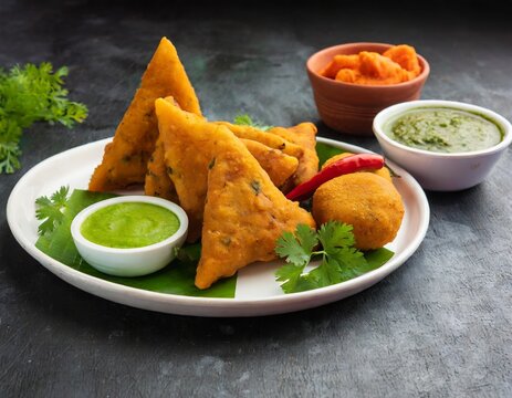 Street Food Bread Pakora