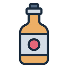 Rum bottle icon