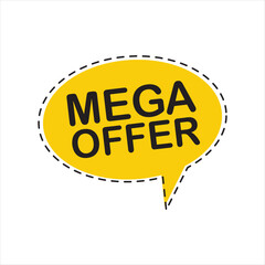 Special offer sale tag discount shop black friday vector illustration