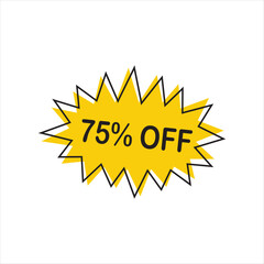 Special offer sale tag discount shop black friday vector illustration
