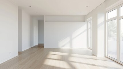 empty room with window