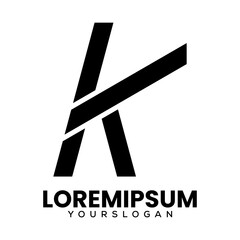 letter K creative logo design
