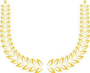 Golden Laurel Wreath Ribbon