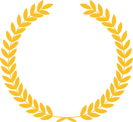 Golden Laurel Wreath Ribbon