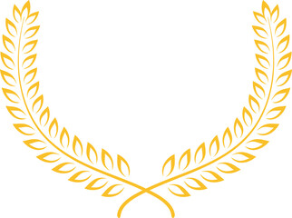 Golden Laurel Wreath Ribbon