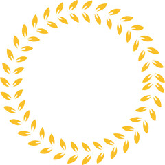 Golden Laurel Wreath Ribbon