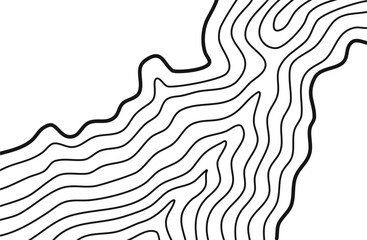 Wavy Contour background. Topographic contour background. contour lines background. Topographic map background. Abstract wavy background. 