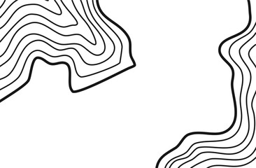Wavy Contour background. Topographic contour background. contour lines background. Topographic map background. Abstract wavy background. 