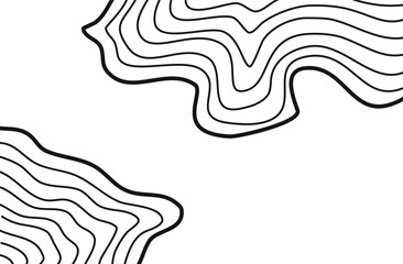 Wavy Contour background. Topographic contour background. contour lines background. Topographic map background. Abstract wavy background. 