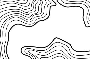 Wavy Contour background. Topographic contour background. contour lines background. Topographic map background. Abstract wavy background. 