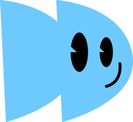 Abstract Cute Shape Emoticon