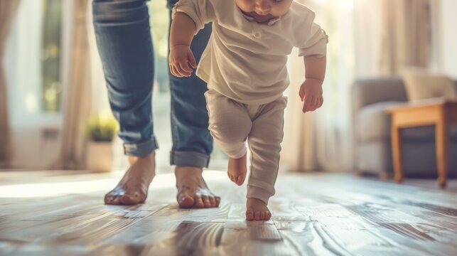 babies learning to walk 