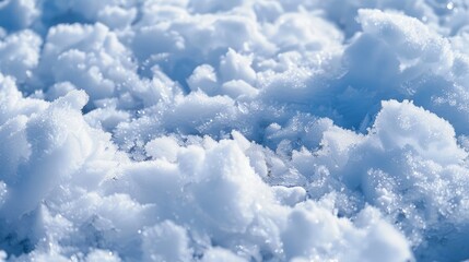 Naklejka premium chunks of snow ice