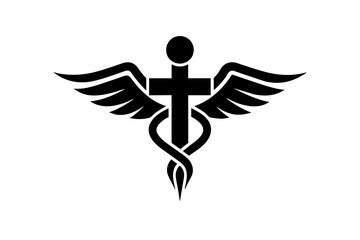 healthcare-vector-logo illustration  - obrazy, fototapety, plakaty