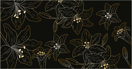 pattern, seamless, wallpaper, vector, texture, design, floral, flower, leaf, illustration, decoration, art, ornament, wave, black, vintage, nature, textile, backdrop, line, tile, fabric, plant, decor,