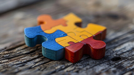 Puzzle as a Symbol of the Autism Spectrum, Understanding Autism, Neurodiversity Awareness, Puzzle Pieces for Autism Advocacy, Generative Ai

