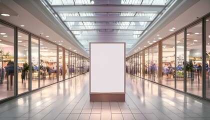 Cutting-Edge Creativity: Blank Advertisement Mockup by Generative AI