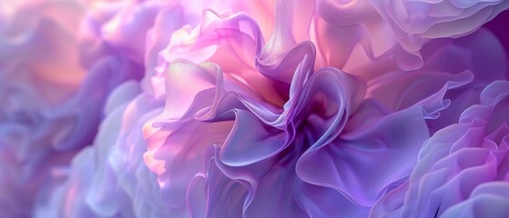 Lavender Aura: Close-up of a lavender blossom, with a gentle aura of blurred petals enveloping it.