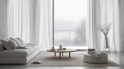 Fototapeta premium Modern residential, hotel, and homestay interior spaces
