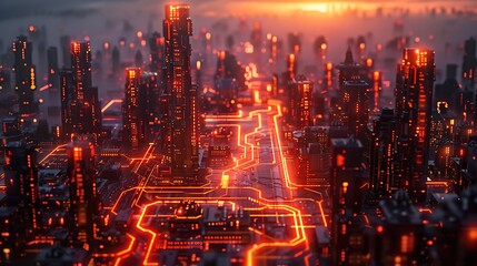 Embark on a journey through the circuitscape, where intricate details form a mosaic of innovation and ingenuity, captured in stunning 8K realism.