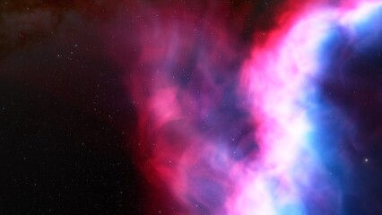 Night sky - Universe filled with stars, nebula and galaxy

