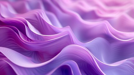 Obraz premium Wavy Lavender Elegance: Extreme macro shot capturing the wavy essence of a lavender bloom, invoking tranquility.
