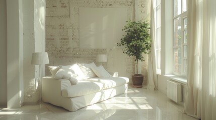 Modern residential, hotel, and homestay interior spaces