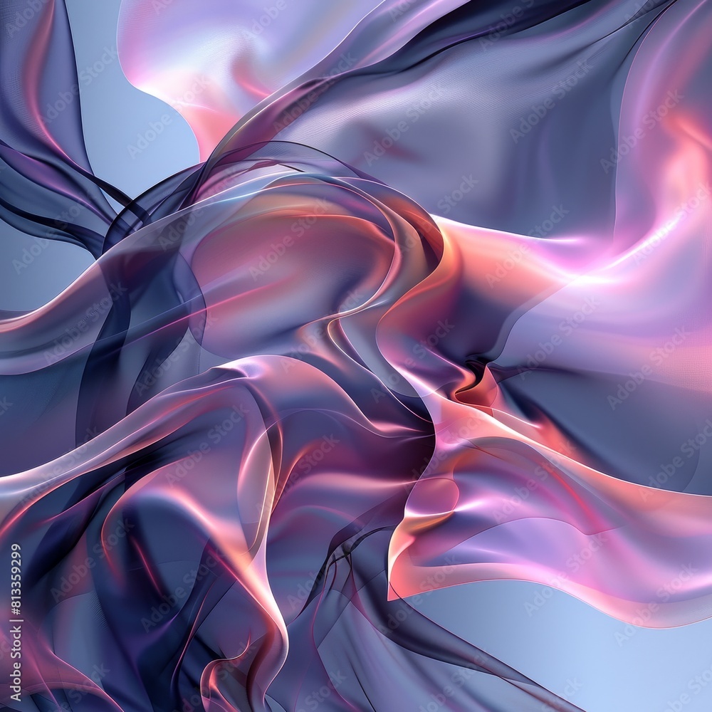 Poster dynamic and innovative asymmetrical modern layout with a fluid abstract gradient, ideal for creative