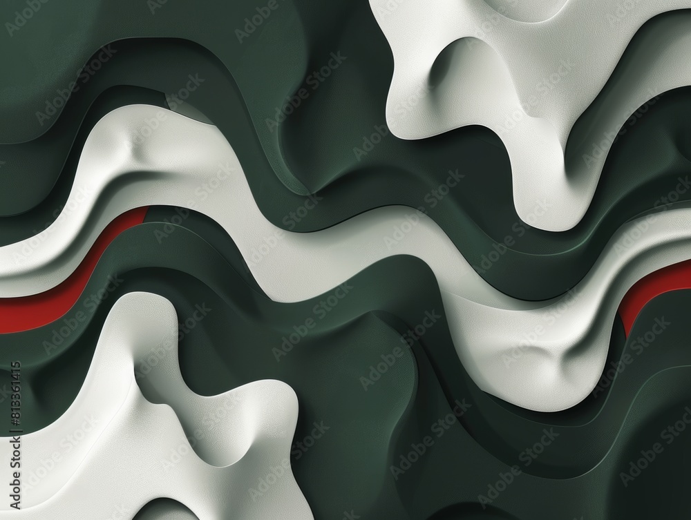 Poster minimalist and contemporary abstract banner with asymmetrical and skewed composition, elegant colors