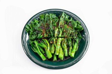 Oyster, Asian Food, Gai Lan, Kale, Stir-Fried