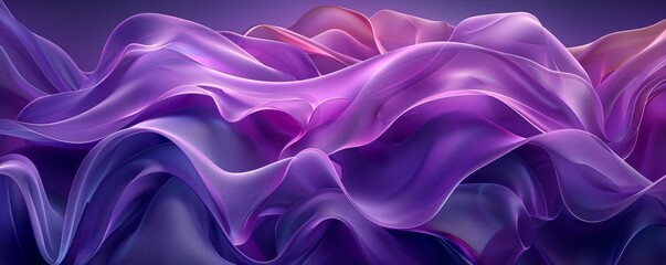 Obraz premium Create a modern and elegant abstract banner featuring asymmetrical, soft curved designs and a vibrant gradient