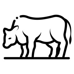 Obraz premium cow icon