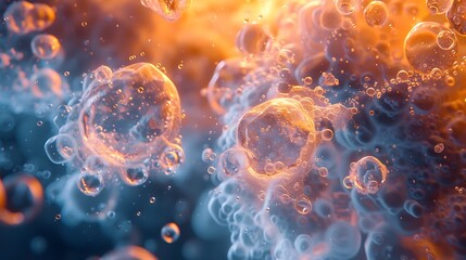 Witness the symphony of molecular motion as substances collide and transform, each moment captured in breathtaking high resolution.