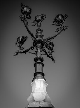 street lamp in the night