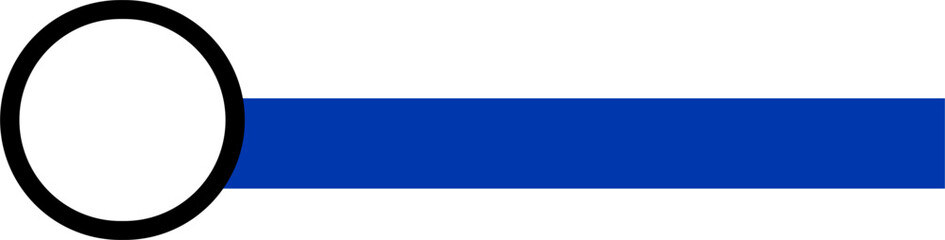 Lower third. Poster footer