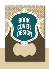 Arabic Islamic Style Book Cover Design with Arabic Pattern Luxury Design