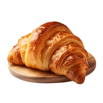 recommend clip art: Golden Croissant Clipart with Transparency