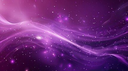 Fototapeta premium A sleek abstract background in purple with stars and light