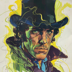 Sherlock Holmes 70s-style Portrait
