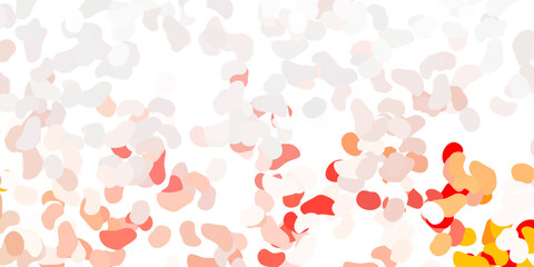 Light red vector pattern with abstract shapes.