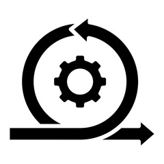 Iterative Development  Icon Element For Design