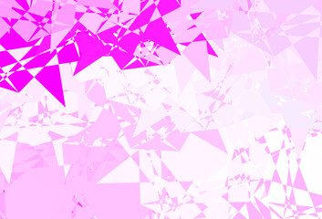 Light Purple vector background with random forms.