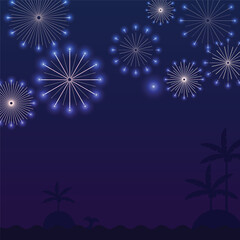 Firework background
