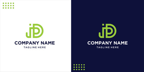 Creative letter DJ Logo Design Vector Template. Initial Linked Letter SO Logo Design, design inspiration.